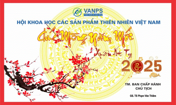 Hội Khoa học các sản phẩm thiên nhiên Việt Nam chúc mừng năm mới 2025 và đón Xuân Ất Tỵ